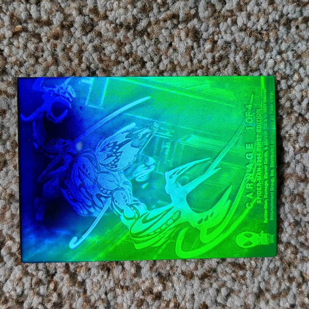 1994 MARVEL HOLOGRAPHIC CARNAGE CARD